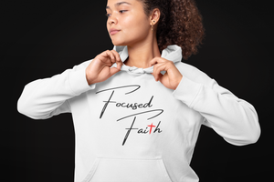 Embroidered Hoodie, "Focused Faith"